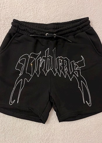 Kadın Kısa Siyah Şort - Görsel 2