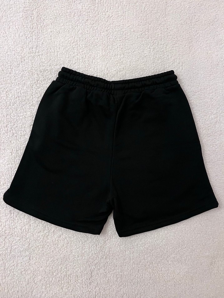 Kadın Kısa Siyah Şort - Görsel 5