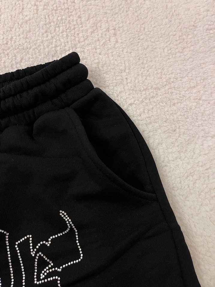 Kadın Kısa Siyah Şort - Görsel 4