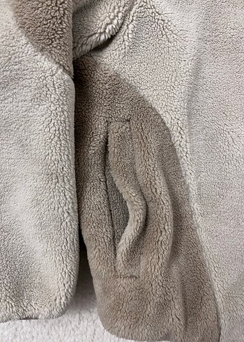 Zara Bej Peluş Erkek Mont - Görsel 4
