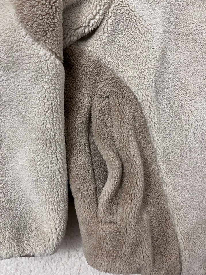 Zara Bej Peluş Erkek Mont - Görsel 4