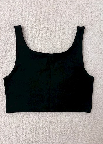 Zara Siyah Çocuk Crop - Görsel 2