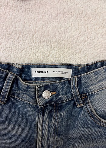 Bershka Kadın Baggy Kot Pantolon - Görsel 4