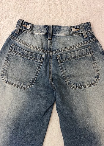 Bershka Kadın Baggy Kot Pantolon - Görsel 6