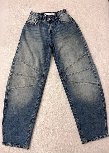 Bershka Kadın Baggy Kot Pantolon - Görsel 2