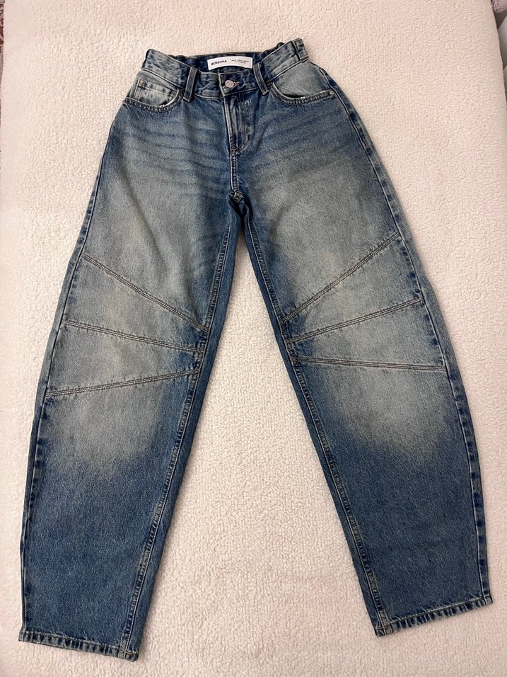 Bershka Kadın Baggy Kot Pantolon - Görsel 2