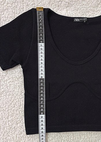 Zara Siyah Kadın Crop - Görsel 4