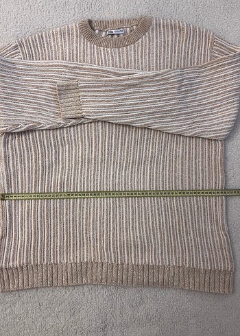 Zara Erkek Çizgili Kazak - Görsel 5