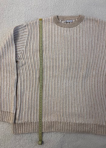 Zara Erkek Çizgili Kazak - Görsel 6