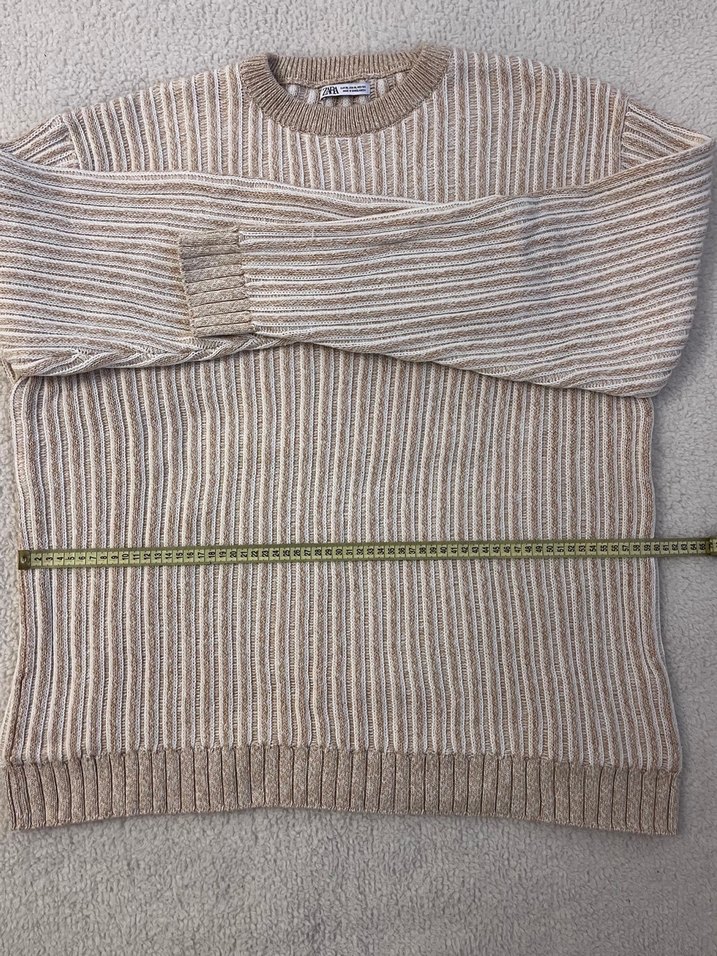 Zara Erkek Çizgili Kazak - Görsel 5