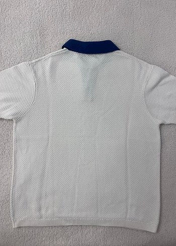 Zara Erkek Beyaz Polo Tişört - Görsel 4
