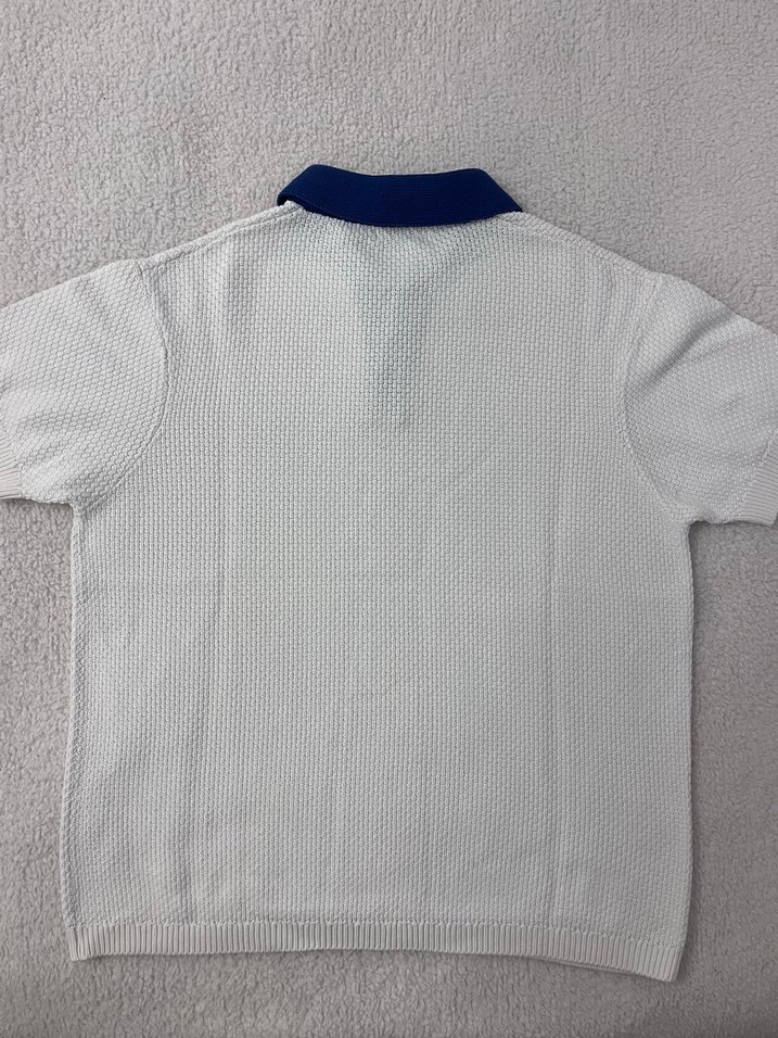 Zara Erkek Beyaz Polo Tişört - Görsel 4