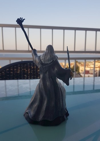 Yüzükler Efendisi Gri Büyücü Figürü