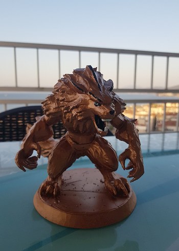 Bronz Kurt Figür Aksiyon Oyuncak