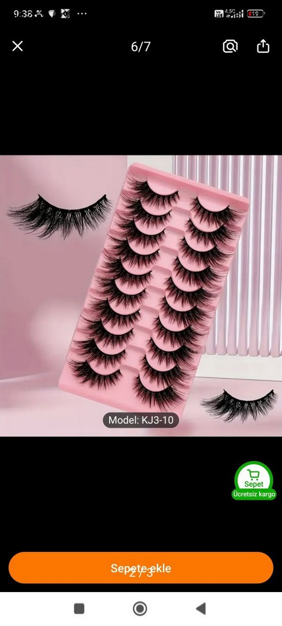 Takma Kirpik Model KJ3-10 - Görsel 2