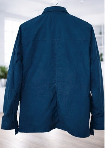 Düğmeli Erkek Lacivert Sokak Stili Ceket - Görsel 3