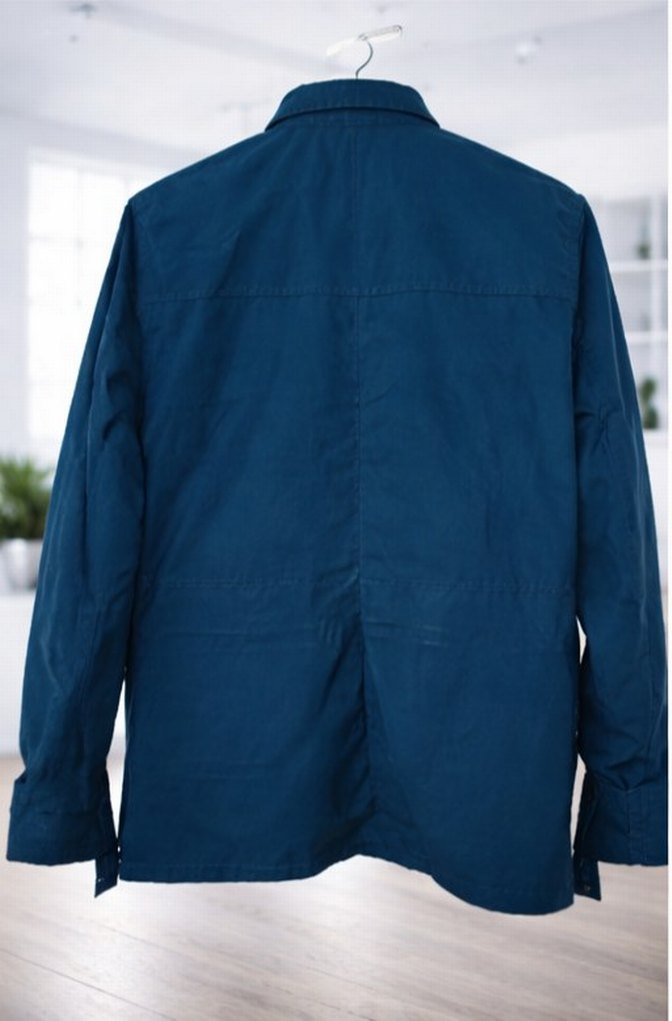 Düğmeli Erkek Lacivert Sokak Stili Ceket - Görsel 3