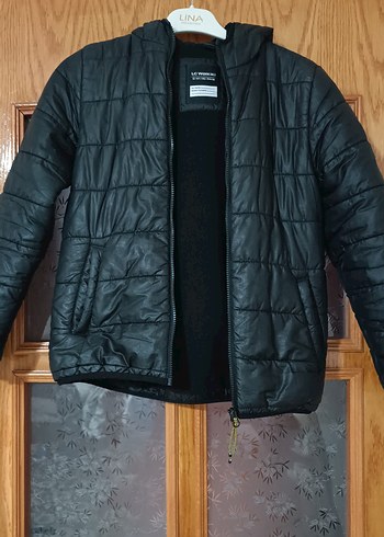 Erkek Siyah Kapitone Kışlık Mont - Görsel 3