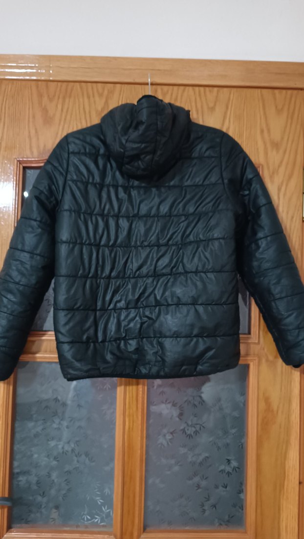 Erkek Siyah Kapitone Kışlık Mont - Görsel 2