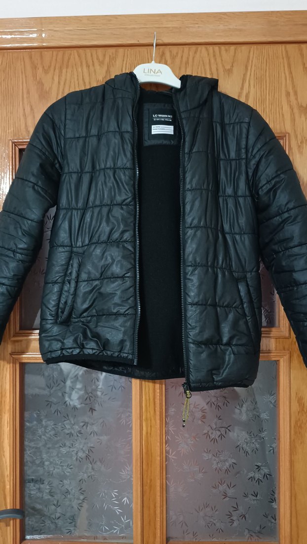 Erkek Siyah Kapitone Kışlık Mont - Görsel 3