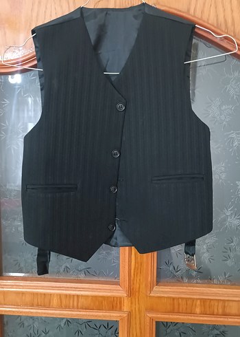 Düğmeli Siyah Erkek Ofis Takım Elbise Ceketi - Görsel 2