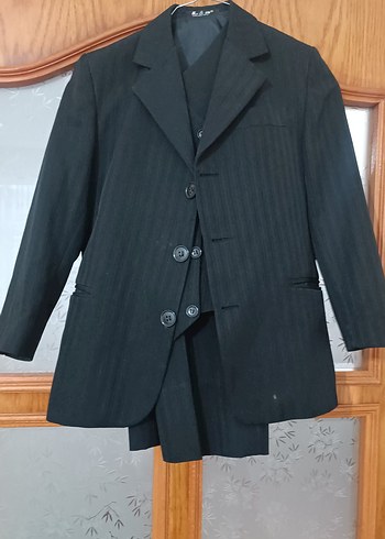 Düğmeli Siyah Erkek Ofis Takım Elbise Ceketi - Görsel 4