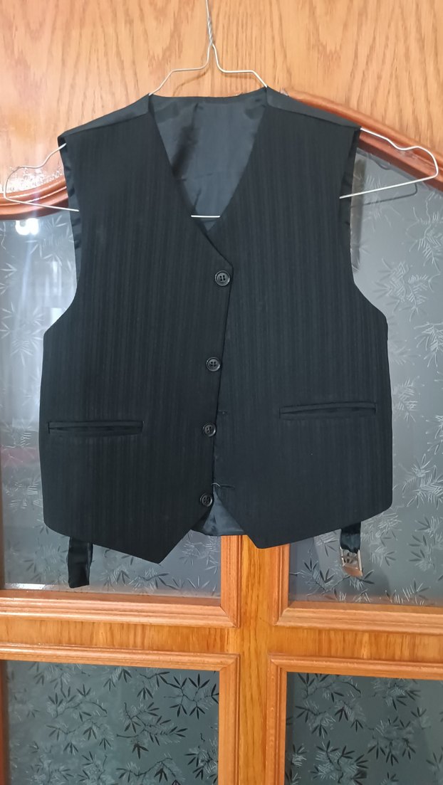 Düğmeli Siyah Erkek Ofis Takım Elbise Ceketi - Görsel 2