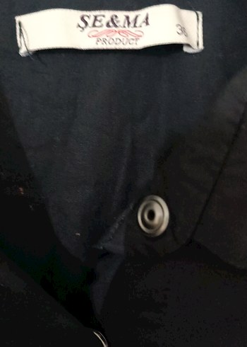 Uzun Siyah Batik Desenli Hamile Tuniği - Görsel 4