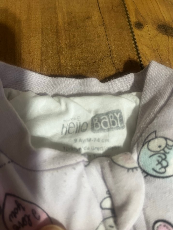 Fermuarlı Baskılı Bebek Tulumu - Görsel 4