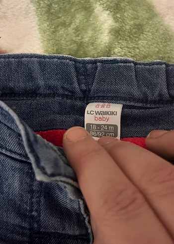 Pembe içi polarlı Denim Pantolon - Görsel 2