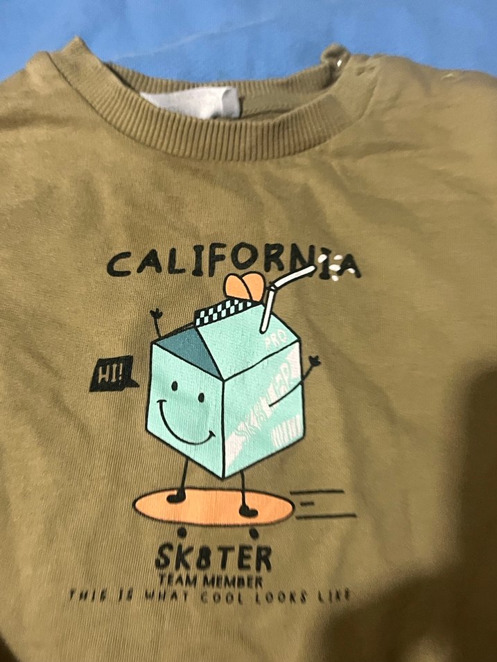 Erkek Çocuk Renkli Baskılı Sweatshirt toplu - Görsel 2