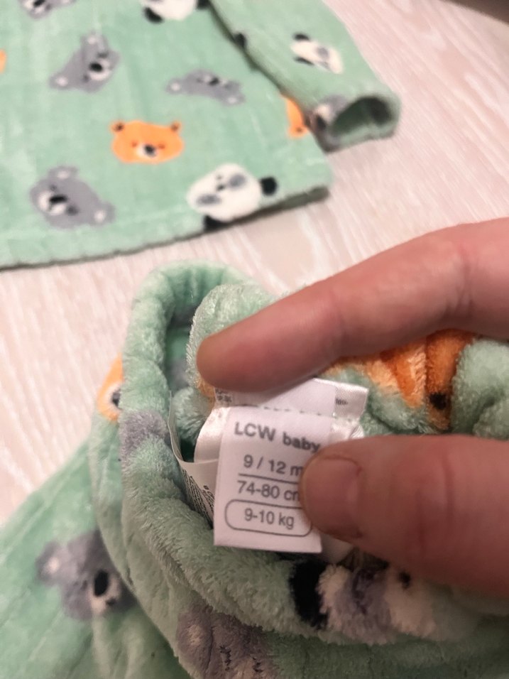 Kız Çocuk Peluş Desenli Pijama Takımı - Görsel 3