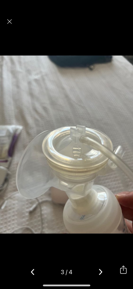 Beyaz Elektrikli Göğüs Pompası Seti - Görsel 3