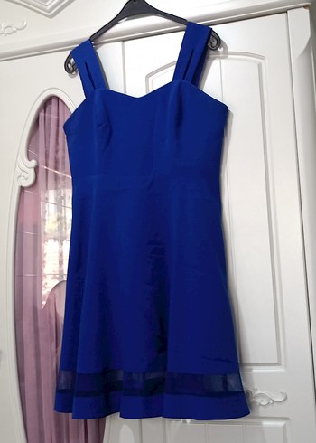 Siyah Uzun Omuz Detaylı Abiye Elbise - Görsel 10