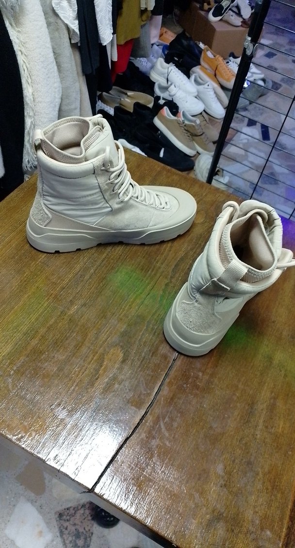 Bej Erkek Street Style Bot - Görsel 3