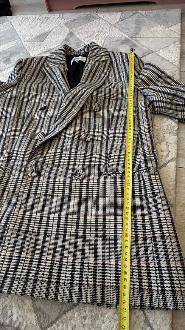 İpekyol Gri Kareli Kadın Blazer - Görsel 5