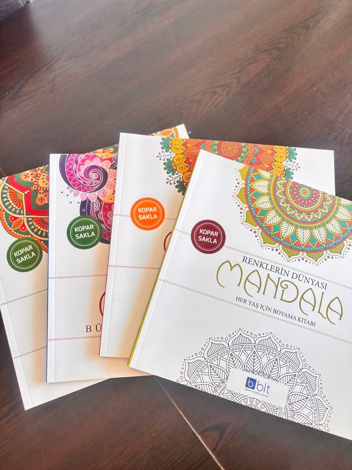 Mandala Boyama Kitapları Seti - Görsel 2