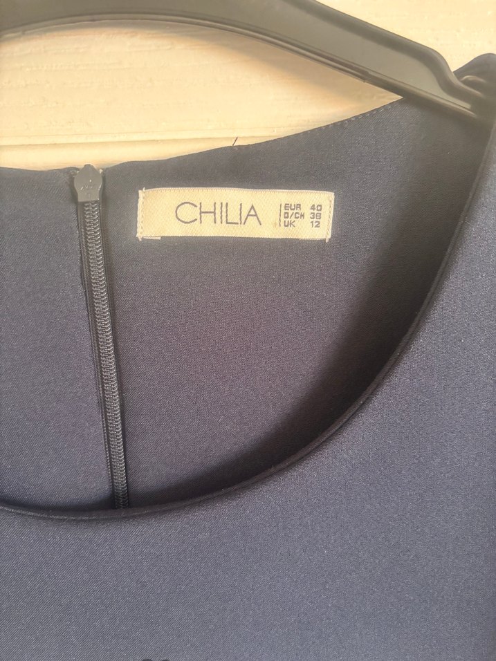 Lacivert chila marka  Elbise - Görsel 3