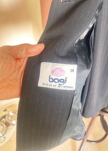 Düğmeli füme Kadın Ofis Takımı - Görsel 2