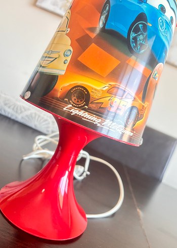 Renkli Kırmızı Oyuncak Araba Lambası - Görsel 4