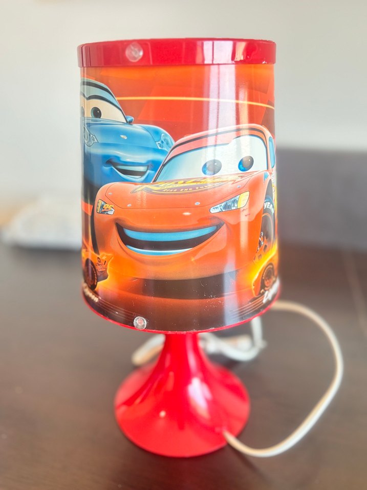 Renkli Kırmızı Oyuncak Araba Lambası - Görsel 2