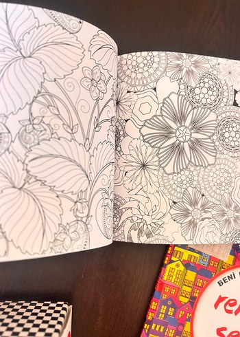 Renkler Ülkesi ve Şehri - Büyükler İçin Boyama Kitabı - Görsel 2