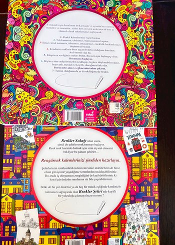 Renkler Ülkesi ve Şehri - Büyükler İçin Boyama Kitabı - Görsel 4