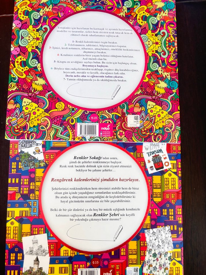Renkler Ülkesi ve Şehri - Büyükler İçin Boyama Kitabı - Görsel 4