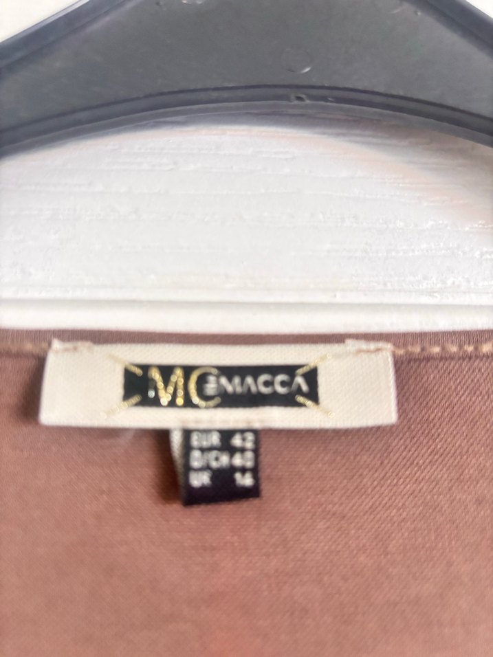 Açık kahve  Drapeli Kadın Elbise - Görsel 4