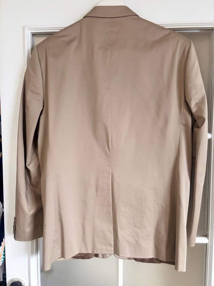 Bej Düğmeli Erkek Takım Ceketi - Görsel 2