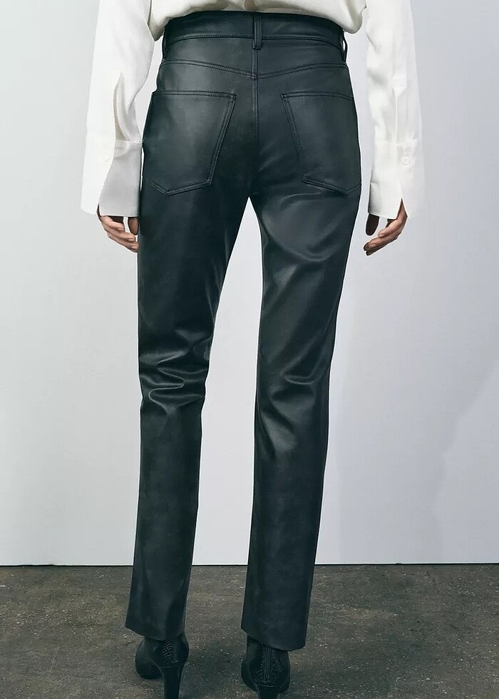 Zara Deri Pantolon - Görsel 4