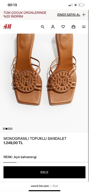 H&M H&M topuklu terlik