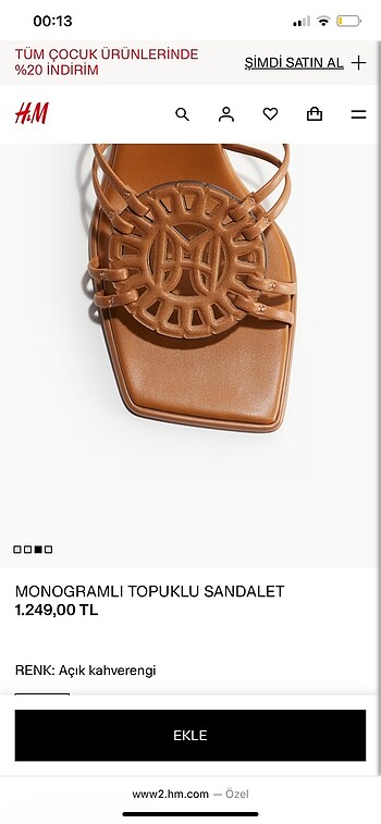 37 Beden H&M topuklu terlik
