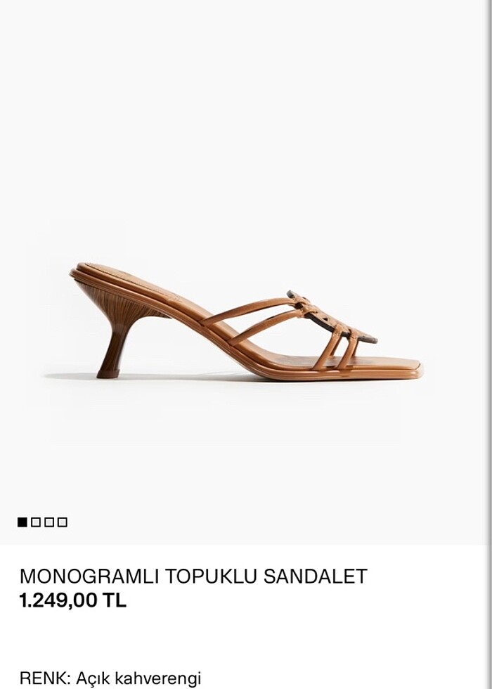 H&M topuklu terlik - Görsel 2